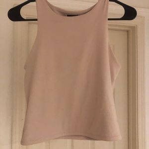 Pale pink express body contour tank